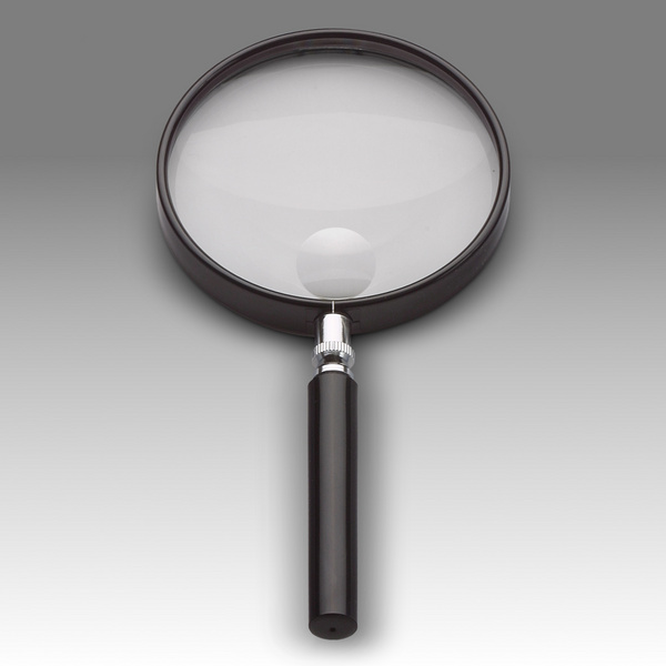 D 004A - LCH 8711A - Magnifier for reading with solid round handle
